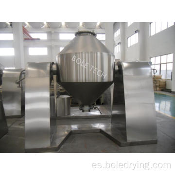 Máquina de secado al vacío rotativo de doble cono químico